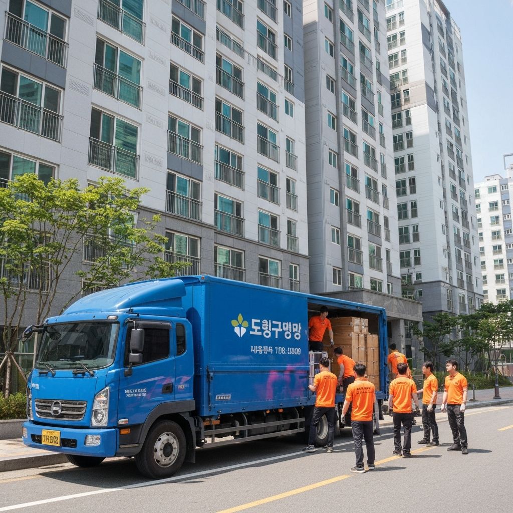 미디어홈 이사 트럭과 전문 이사팀